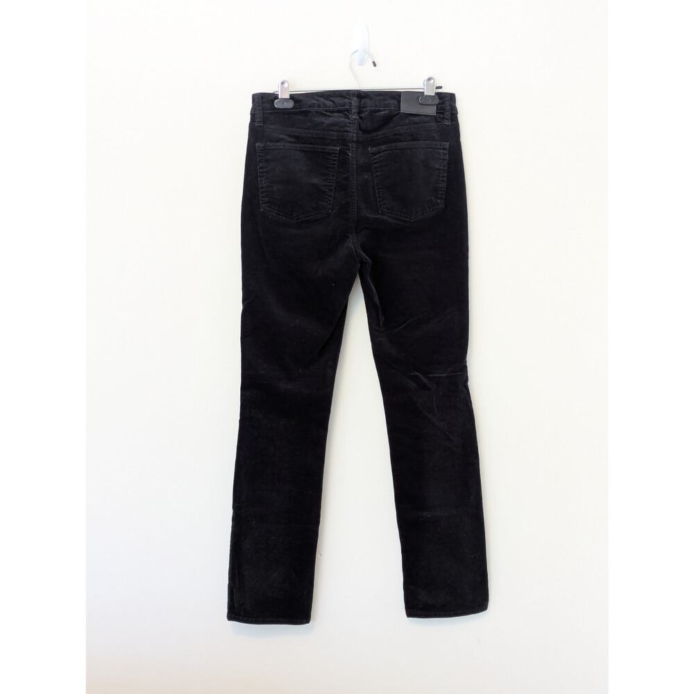 LAUREN RALPH LAUREN Black Label Women's Sz 8 Premier Black Corduroy Pants Jeans - Picture 3 of 7